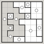 Symmetric polyomino puzzle