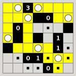 Light-bulb placing puzzle