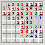 Mine-finding puzzle