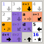 Square-connecting puzzle