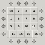 Toroidal sliding block puzzle