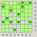 Tent-placing puzzle